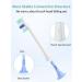 Replacement Brush Heads for Philips Sonicare Toothbrush - Pack of 8 E8-White | International Shipping Available - Buy Online on GoSupps.com