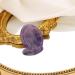 Shop Amethyst Thumb Custody Stone Crystal - Violet Oval Pocket Gem for Wiccan Rituals Stress Relief Fortune Telling & Reiki Healing - Buy Online on GoSupps.com