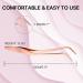 Miuffue False Eyelash Applicator - Stainless Steel Curved Tweezers for Strip Lashes | Rose Gold - Buy Online on GoSupps.com