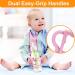 4Pcs Dr Brown Narrow Baby Bottle Handles - BPA-Free Silicone Bottle Holder for Easy Grip - Buy Online on GoSupps.com