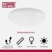 McShine Star Ceiling Lamp 1-Flame E27 with Motion Detector | White Ceiling Light for Hallway Staircase & Basement - Buy Online on GoSupps.com
