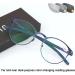 Retro Reading Glasses for Men & Women - +2.00 Photochrome Light Readers | Anti-Eye Load Computer Glasses in Blue - Buy Online on GoSupps.com