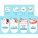 Fluoride-Free Whitening Toothpaste Foam - 3PCS Mousse Cleansing & Stain Removal with Baking Soda | 60ml - Buy Online on GoSupps.com