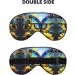 Buy Sunflower Blue Butterfly Eye Mask - Soft Adjustable & Comfortable Sleep Mask for Men & Women - Nighttime Relaxation Essentials - Buy Online on GoSupps.com
