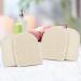 Buy 2-Piece Peeling Gloves & Shower Sponge Set | Hemp & Linen Body Scrub Tools - Double-Sided Massage for Exfoliation - Beige - Buy Online on GoSupps.com