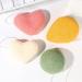 Heart-Shaped Facial Sponges Set of 3 | Random Colors | Practical Face Cleaning Tools for All Skin Types - Buy Online on GoSupps.com