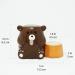 Wuko 2-in-1 Ceramic Water Bottle & Food Bowl Holder for Small Animals - Brown (HAM_2) - Buy Online on GoSupps.com