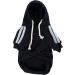 Izefia Winter Dog Hoodie & Fleece Sweater - Warm Cotton Pet Clothing for Little Dogs & Cats (Black Size L) - Buy Online on GoSupps.com