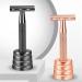 Jodial Rose Gold Double Safety Razor - Reusable Razor with 5 Platinum-Coated Blades | Eco-Friendly Shaving Solution - Buy Online on GoSupps.com