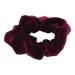 Gleader Burgundy Velvet Elastic Hair Tie Band Ponytail Holder for Women