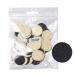 Lot de 50 disques abrasifs auto-adh sifs rempla ables pour homme et femme Black A