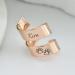 Custom Name Stethoscope ID Tag Ring - Personalized 18K Rose Gold Silver Charm - Handmade Nurse Doctor Gift - Buy Online on GoSupps.com