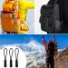 Shintop 20-Piece Zipper Pendant Repair Set - Black PVC Nylon Zipper Lock Replacements for Jackets Backpacks Tents & More - International Shipping Available - Buy Online on GoSupps.com