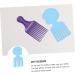 NUOBESTY 2 Pcs Comb Silicone Mold Silicone Molds Afro Hair Comb Mold Afro Comb Mould Craft Supplies Self Made Bluex2pcs 21X10CM2x2pcs - Buy Online on GoSupps.com
