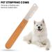 Pet Stripping Dog Comb Dog Coat Stripping Knife Stripping Knife For Dogs Dog Stripping Knife Dog Stripping Tool Multifunction Dog Stripping Knife Remove Floating Hair for Dogs for Pets - Buy Online on GoSupps.com