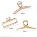 Meiyahi 3 PCS Metal Large Hair Claw Clips for Thick Heavy Hair - Strong Hold Non-Slip Barrette Jaw Clamp - Fashion Hair Styling Accessories for Women and Girls - Buy Online on GoSupps.com