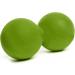 Double Fascia Ball | 8cm Silicone Massage Ball for Self-Massage Fascia Training & Muscle Relaxation | Peanut Ball Globo - Purple Green | International Shipping Available - Buy Online on GoSupps.com