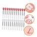 24pcs Translucent Lip Balm & Makeup Brush Set - Silicone Lip Applicator Wands for Lip Gloss Tint & Mask - Portable Beauty Tools for Flawless Lips - Buy Online on GoSupps.com