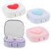 Partykindom 4 sentences Contact lens container Portable soakable storage storage set Small contact lens holder contact lens box set transport box for contact lenses clinging box fine pp travel