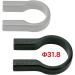 KLICKfix 2110 Handlebar Adapter 31.8mm - Black One Size | International Shipping Available - Buy Online on GoSupps.com