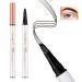 Boobeen Liquid Eyebrow Pencil Waterproof Microblade Eyebrow Pen Long-Lasting Brow Pencil for Natural Eyebrow Makeup 02#