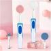 Shower Universal Orbit B Round Head Silicone Clean-Face Double-Sided Clean-Face Brush Head Bath Brush (Color : Blue) (Pink) - Buy Online on GoSupps.com