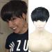 Short Hair Pixie Cut Wig with Bangs - Natural Black Women's Wig | Straight Layered Wavy Synthetic Full Machine Wig (1B# Black) - Buy Online on GoSupps.com