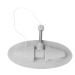 YUUGAA Boat Oar Holder, Durable PVC Boat Paddles Oars Holder Hook Mount for Kayak Yacht Inflatable Boat Accessories