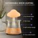 Rain Cloud Humidifier with Remote Controller | 7 Light Colours | Timer | 3-in-1 Aroma Diffuser | Multifunctional Mushroom Rain Lamp | Wood Finish - Buy Online on GoSupps.com