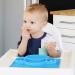 Nuby Sure Grip Monkey Silicone Placemat  Blue   5 Monkey Blue