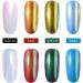 MEILINDS 2 Pcs Mermaid Chrome Nail Powder Kit - Neon & Iridescent Holographic Glitter for Unicorn Nails - Rainbow Mica Powders for Chrome Nail Art - Buy Online on GoSupps.com