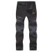 Benboy men hiking pants waterproof softshellhose outdoor pants windproof warm lined ski pants snowboard pants winter trekking pants L black