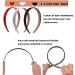 YVPSI Satin Non-slip Hard Headbands Set - 3 PCS 1.1 Inch Plain Hair Bands for Women and Girls - Black White Red - Buy Online on GoSupps.com