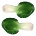 OUNONA 2pcs Little Cabbage Model Little Cabbage Props Simulation Vegetables Artificial Lettuce Simulation Food Model Decor Models Restaurant Display Prop Pvc Ingredients Chinese Cabbage