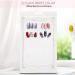 Nail Polish Color Card Dekaim Nail Art Display Stand Nail Polish Gel Color Display Card Nail Practice Manicure Tool(White) - Buy Online on GoSupps.com