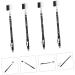 Mipcase 4pcs Two-in-one Eyebrow Pencil Black Eyeliner Pen Eyeliner Black Makeup Pencils with Eyebrow Comb - Buy Online on GoSupps.com