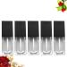 CLISPEED Lot de 5 Tubes de Gloss L vres Plats Carr s 8-10 Ml Noirs Flacons Transparents Rechargeables pour Gloss Liquide Huiles L vres Format L ger et Pratique pour Usage Mobile - Buy Online on GoSupps.com
