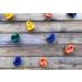 KINSPORY 10Pc Colourful Pig Nose Shape Kids Rock Climbing Holds with Blue Handles - Playground Set with Mounting Hardware - Buy Online on GoSupps.com
