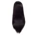 LRWEY 20-Inch Black Synthetic Wig for Women - Long Smooth Hair Middle Parting Naturally Looking | Perfect for Everyday Wear - Buy Online on GoSupps.com