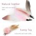Interactive Cat Toys Set - Songway Retractable Feather Stick with 6 Replacement Springs & Bells - Spring Angel Cat Toy - Perfect for Playtime - Pink - Buy Online on GoSupps.com