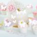 Alegre Edible Butterflies for Cakes - 50 White Decorative Muffin & Birthday Cake Toppers - Buy Online on GoSupps.com