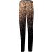 BOXIACEY Sparkling Print Leggings for Women | Fleece Lined Yoga Pants | Elastic Waist | Tapered Joggers | Large Gold - Buy Online on GoSupps.com