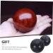 Healeeved 12 PC Black Baoding Balls - Hand Exercise & Stress Relief Jade Balls for Health & Fitness | International Shipping Available - Buy Online on GoSupps.com