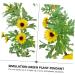 Zerodeko 1 Pc Sunflower Vine Artificial Sunflower Simulation Sunflower Exquisite Simulation Flower Vine Tree Hanging Decor Beautiful Faux Sunflower Plant Vine Garland Banquet Silk Cloth - Buy Online on GoSupps.com