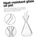 Zerodeko 3 Pcs Glass Oiler Soy Sauce Bottle Vinegar Pourer Oil Condiment Container Coffee Container Glass Syrup Pot Oil Decanter Clear Container Cooking With Cover Silica Gel Salad Dressing 21.5x8cmx3pcs Transparent Colorx3pcs - Buy Online on GoSupps.com