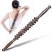Fascia roller wood premium massage roller wood fascia rod wood massage scooter fascia roll wood for muscle relaxation body shape Gua Sha massage anti -cellulite beech (f)