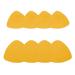 Shoe Heel Repair Self-Adhesive Inside Shoe Patches for Holes Set for Leather Shoes Sports Shoes and High Heels Small and Large (Color : Yellow Size : 4 Pair) 4 pair Yellow