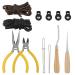 Luter 12 Partial glove repair set baseball glove repair set contains stripes baseball glove-tip-in -irker Lace tools with box baseball and softball glove accessories