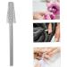 Beavorty nail polisher gel polishing head metal drill bits nail gel drill bit manicure grinding heads nail grinding head Nail Drill Bit nail tool Nail Buffer Bit Tungsten steel portable set 4x0.5cm Silver - Buy Online on GoSupps.com