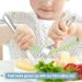Kids Cutlery Set - 9 Piece Stainless Steel Child's Silverware, Safe Utensils for Toddlers - Mirror Finished & Dishwasher Safe - Buy Online on GoSupps.com